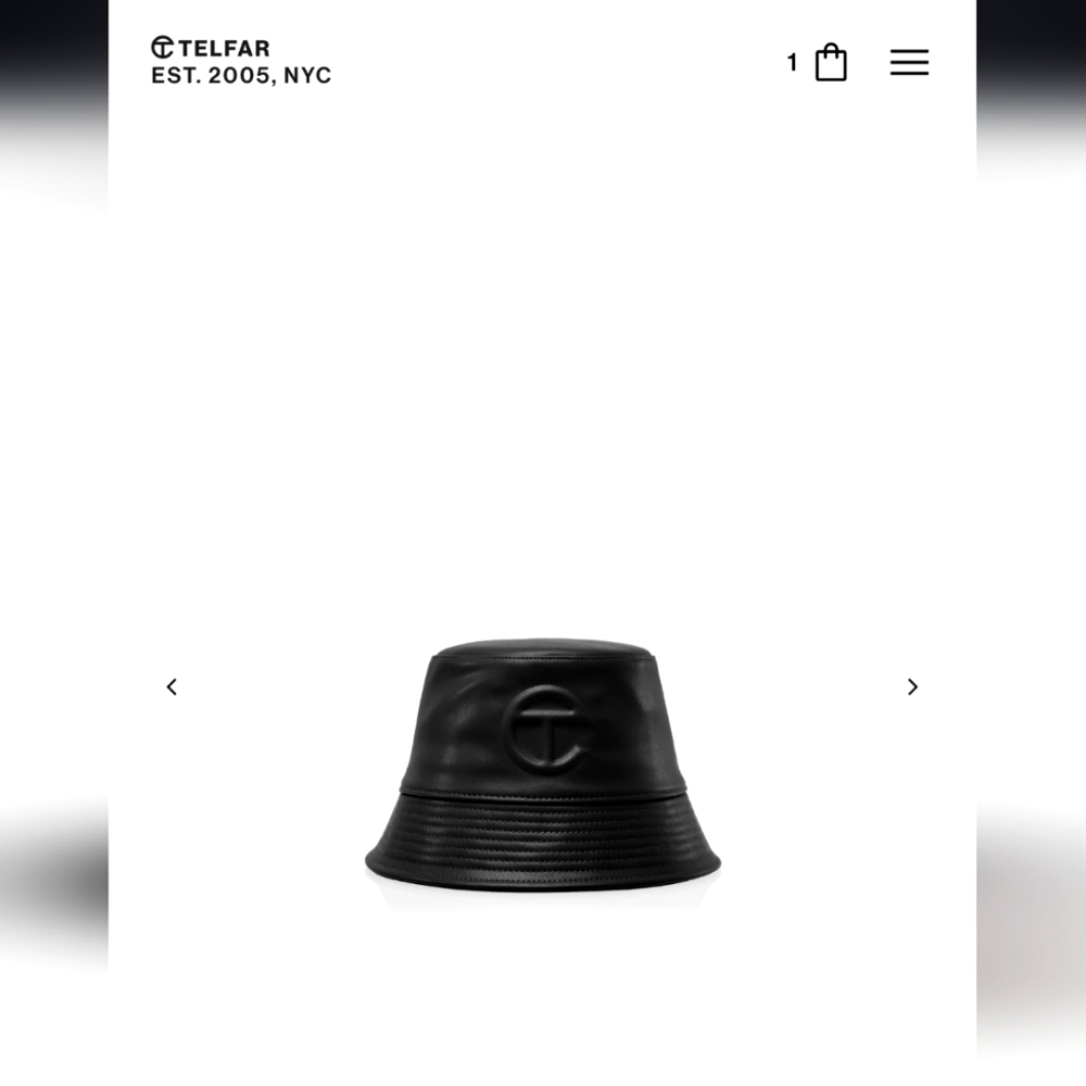 Authentic Telfar Bucket Hat Xl Size